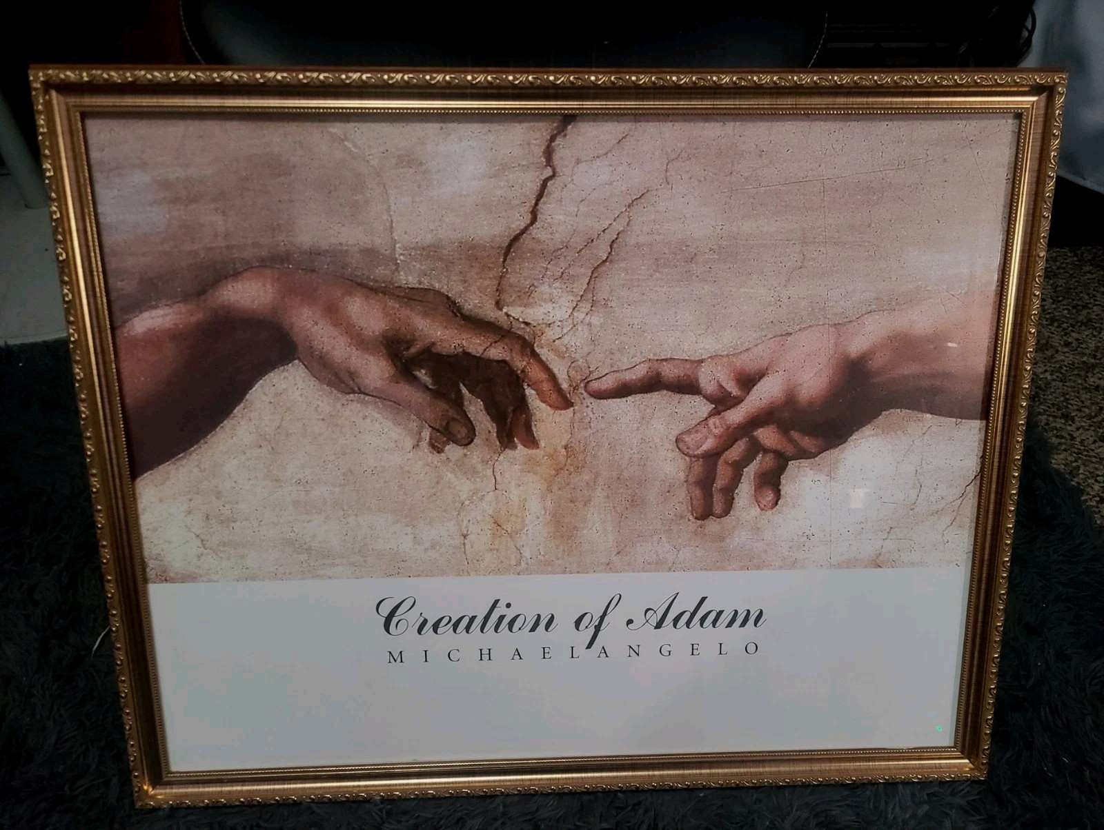 Michelangelo The Creation of Adam Framed Wall Art 30 X 24 Large Classic π₯·πΏπ₯ Michelangelo The Creation of Adam Framed Wall Art 30 X 24 Large Classic π₯·πΏπ₯
