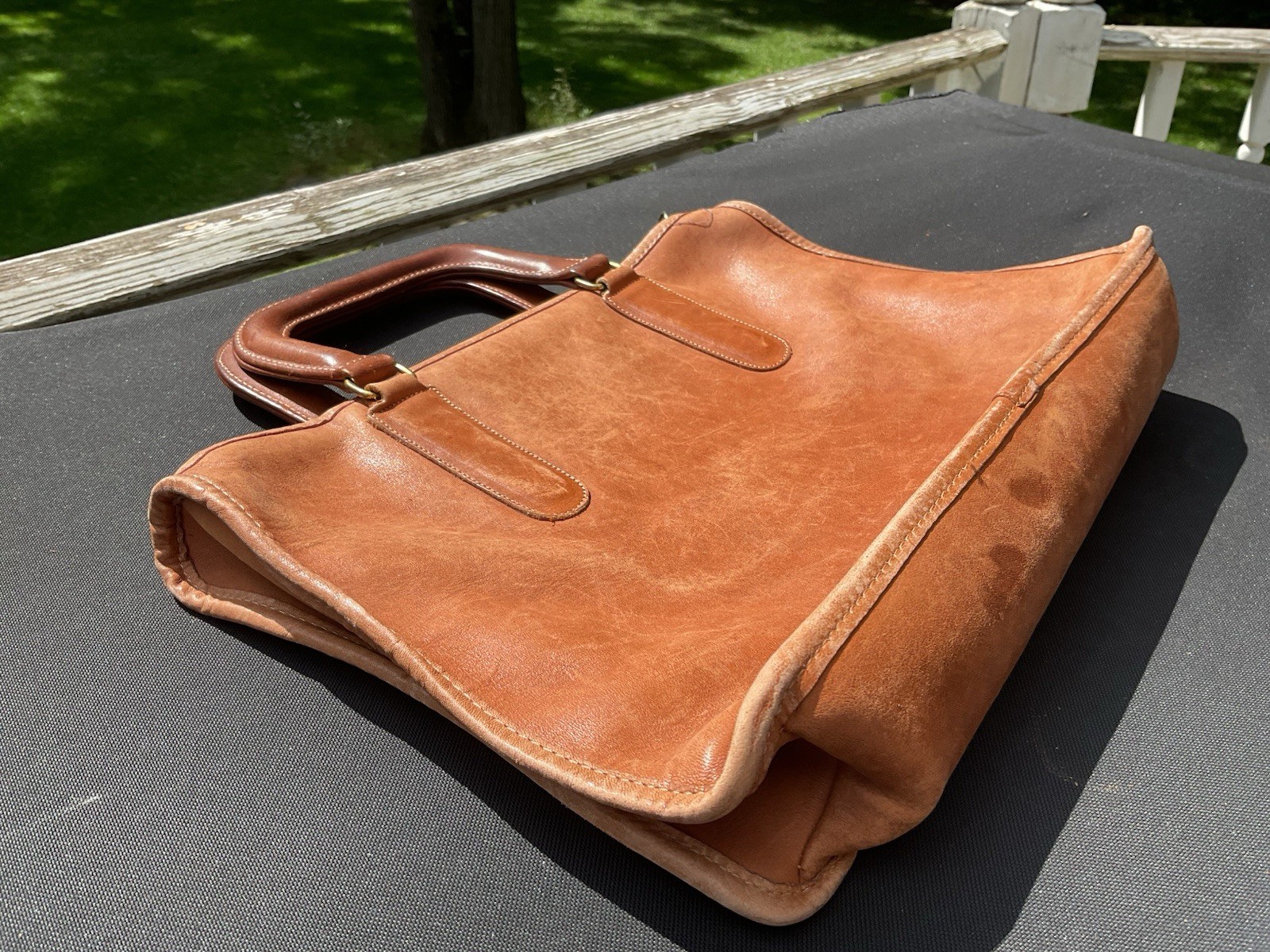 Vintage COACH BONNIE CASHIN Leather Handbag 1970’s No. 382-7247 