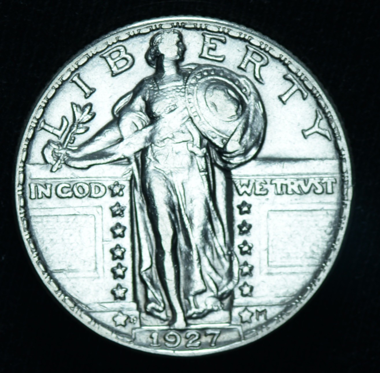 1927-D Standing Liberty Quarter AU+ ~ 26193