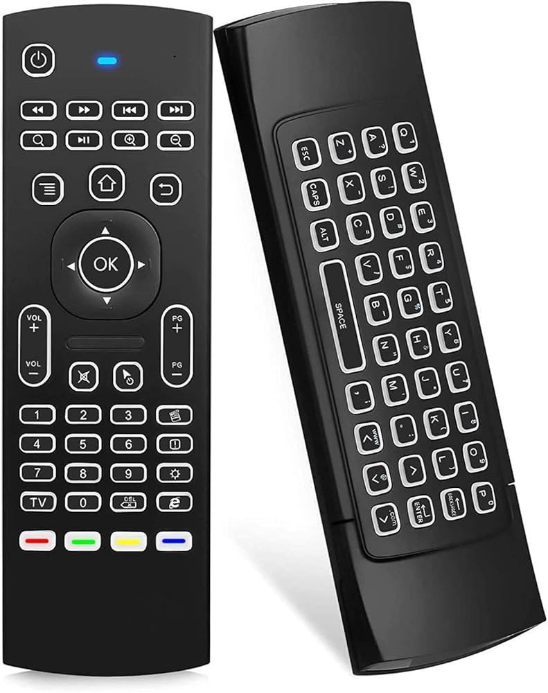 Backlit Wireless Keyboard 2.4G Air Mouse Keypad Remote Control for HDTV TV Box