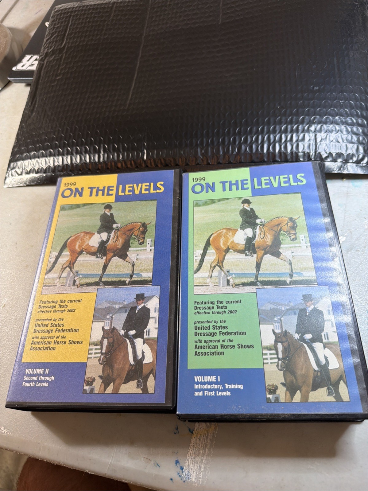 USDF 1999 On The Levels Volumes 1-2 Current Dressage Tests
