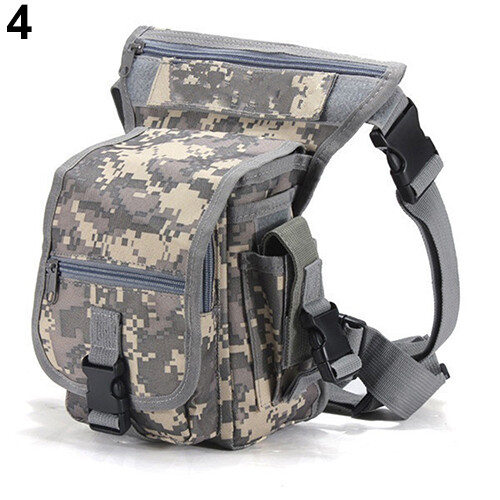 BOLSO TACTICO MILITAR para la Pierna Cintura Canguro Bolsa Mochila Riñonera