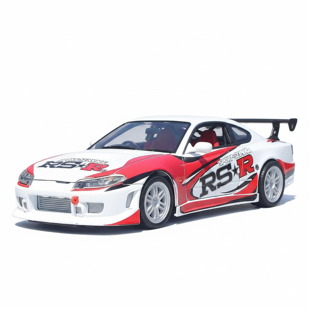 1:24 Nissan Silvia S15 RSR Alloy Car Model Diecast Collectible Display Gift(NIB)