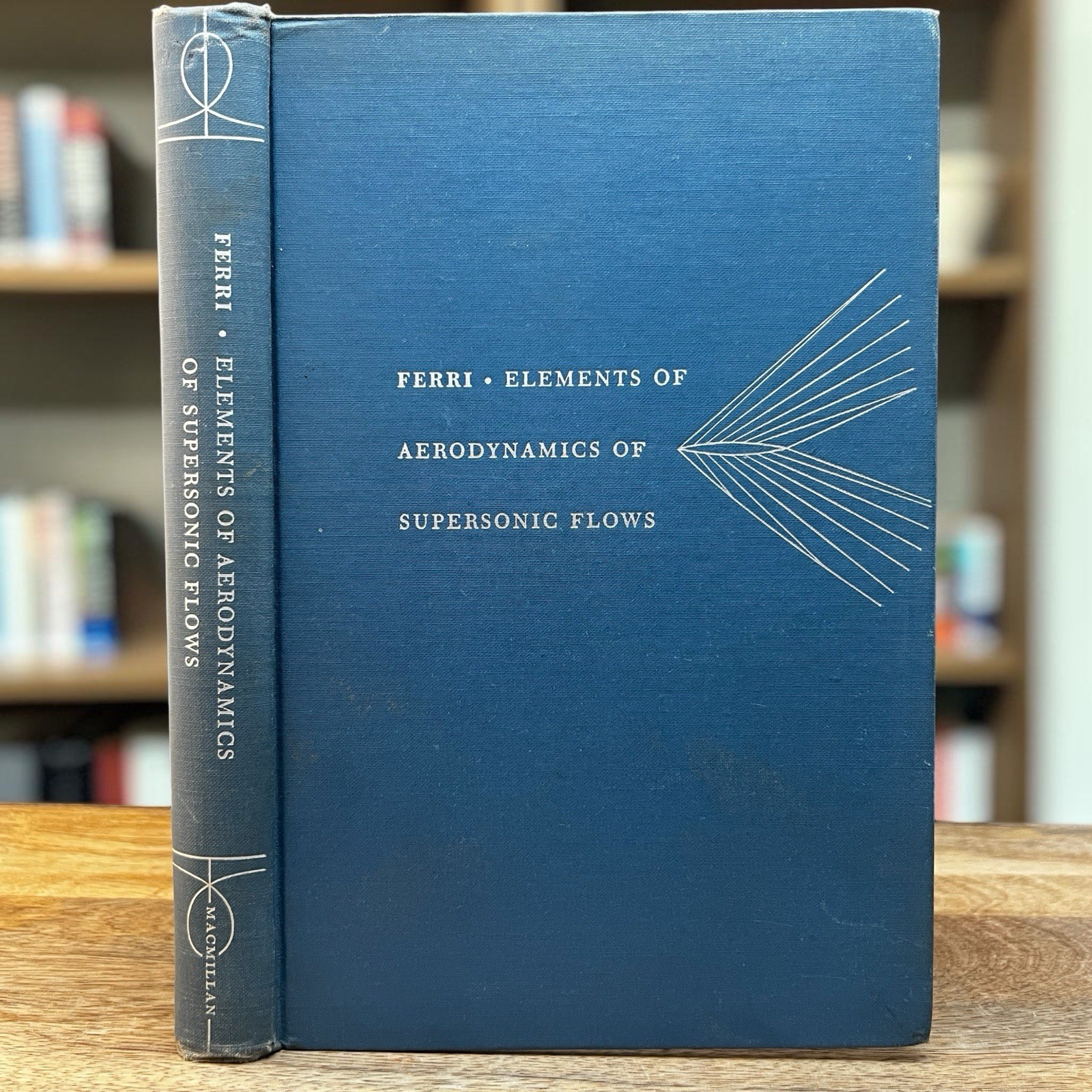 Elements Of Aerodynamics Of Supersonic Flows by Ferri 1949 1st Edition w/ Chart
