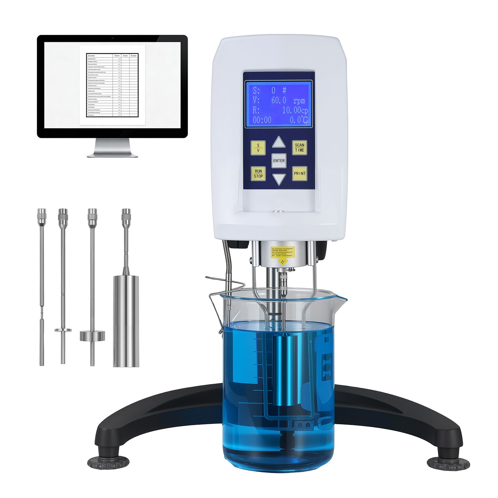 Uimoso Digital Rotary Viscometer for Measuring Viscosity 10-2,000,000 mPa.s
