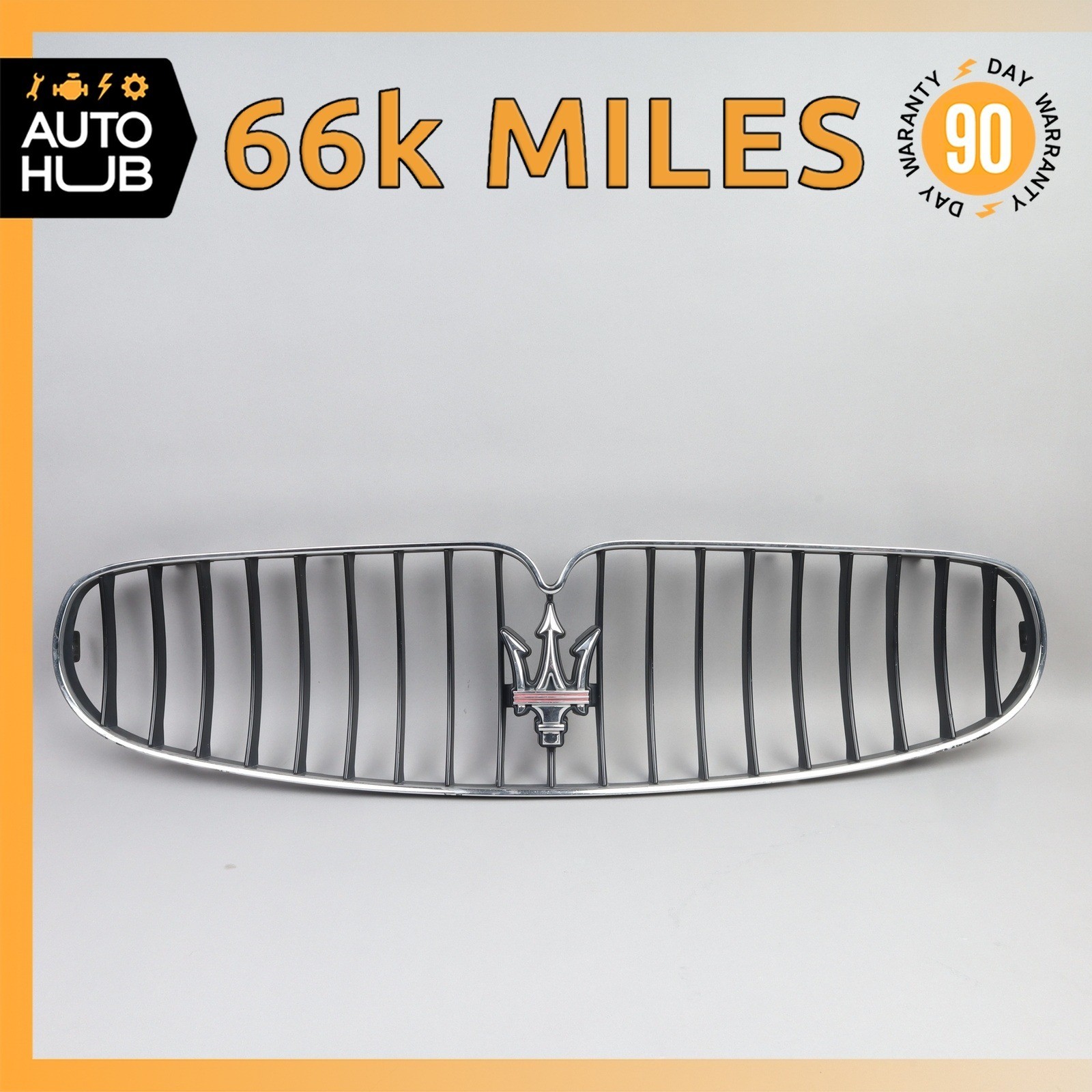 08-16 Maserati GranTurismo M145 Radiator Bumper Grill Grille 68250900 OEM 66k