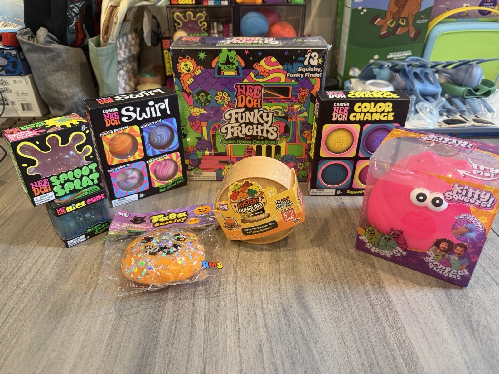NeeDoh Funky Frights and Random Needoh Bundle-All HTF All 100% Authentic NeeDoh Funky Frights and Random Needoh Bundle-All HTF All 100% Authentic