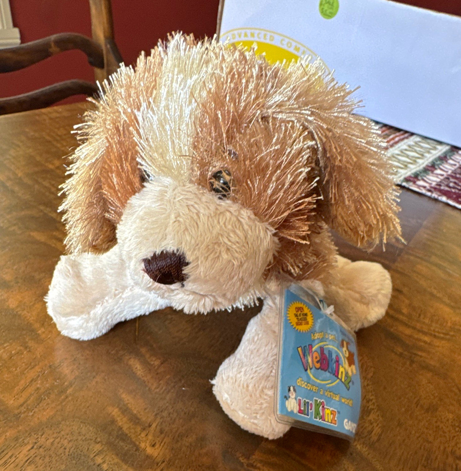 GANZ Webkinz Lil\'Kinz Puppy Plush w/ Sealed Code Tag 2005 HM011 GANZ Webkinz Lil\'Kinz Puppy Plush w/ Sealed Code Tag 2005 HM011