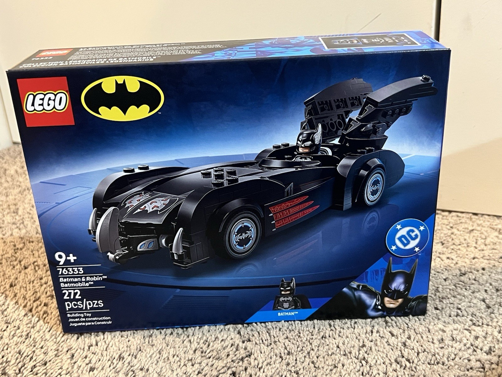 LEGO DC Batman: Batman & Robin Batmobile 76333 NEW LEGO DC Batman: Batman & Robin Batmobile 76333 NEW