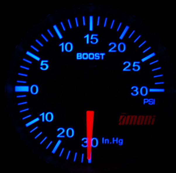 Omori 52mm Turbo Gauge w/MK4 VW Blue Backlight SHIPS FROM US