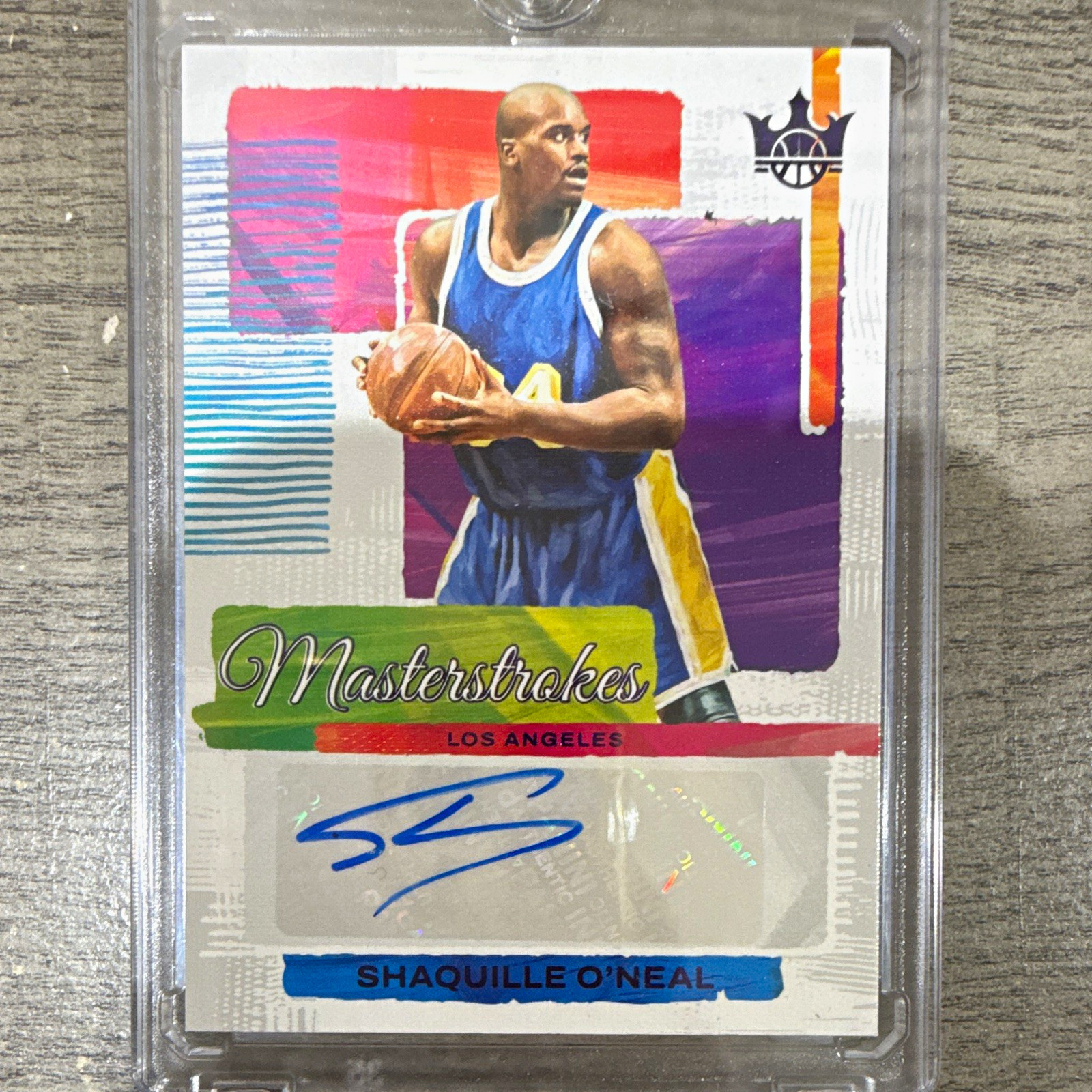 Panini 2025-26 Court Kings Shaquille O'Neal Masterstrokes Auto MS-SHQ /25 Panini 2025-26 Court Kings Shaquille O'Neal Masterstrokes Auto MS-SHQ /25
