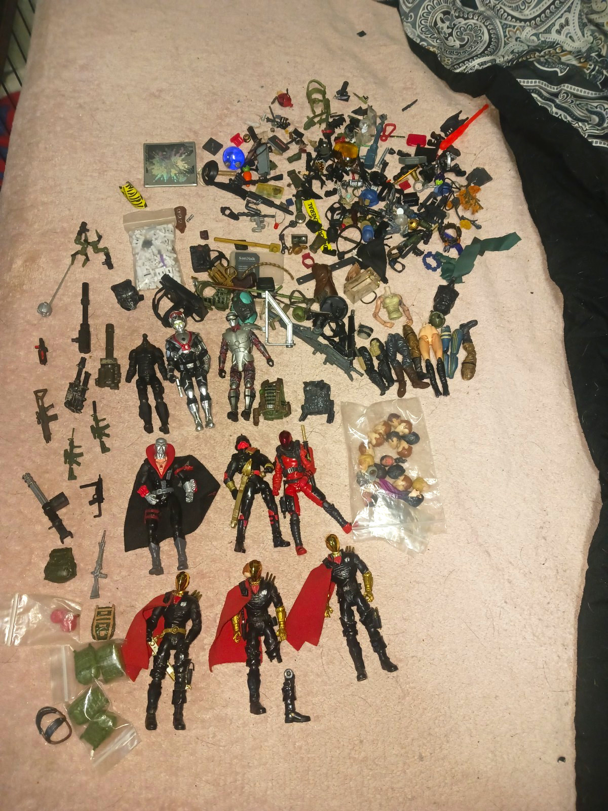 Hasbro G.I. Joe DESTRO Mixed Lot Action Figures w/ Accessories Parts Hasbro G.I. Joe DESTRO Mixed Lot Action Figures w/ Accessories Parts