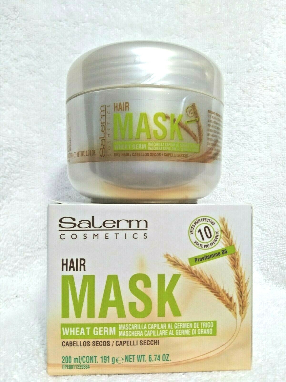 Salerm Cosmetics Wheat Germ Capillary Hair Mask 200ml/6.74 oz. Salerm Cosmetics Wheat Germ Capillary Hair Mask 200ml/6.74 oz.