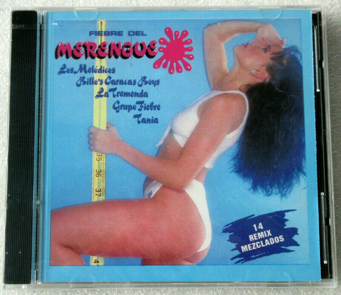FIEBRE DEL MERENGUE / VARIOS CD 1989 VELVET INT. CANADA LATIN 14 REMIX RARE OOP