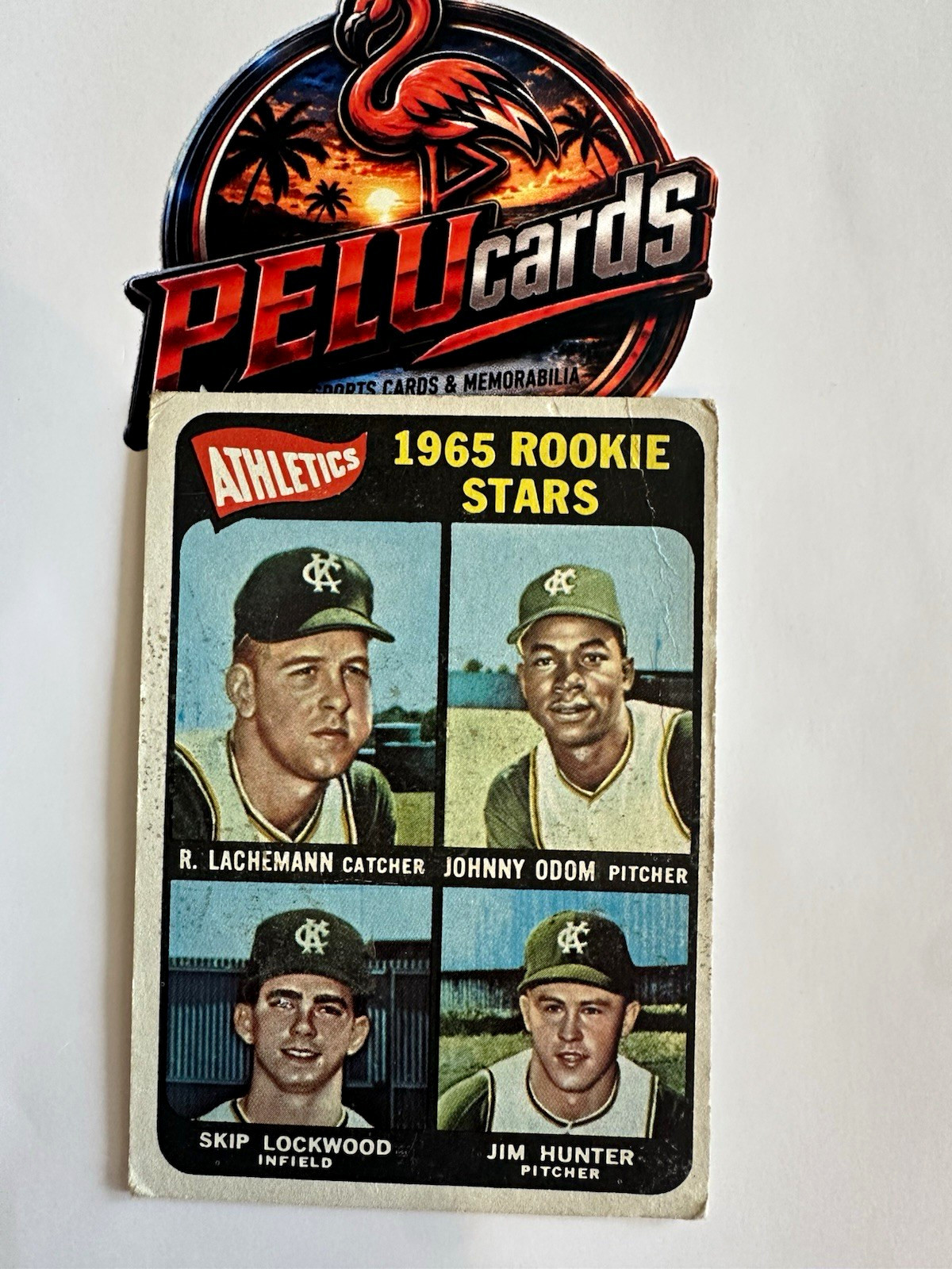 Topps 1965 Rookie Stars RC High #526 Hunter Odom Lachemann Athletics Tim