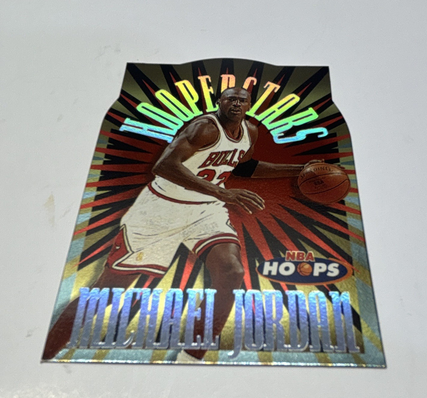 SkyBox 1997-98 NBA Hoops Michael Jordan Chicago Bulls Hooperstars #1/10 SkyBox 1997-98 NBA Hoops Michael Jordan Chicago Bulls Hooperstars #1/10