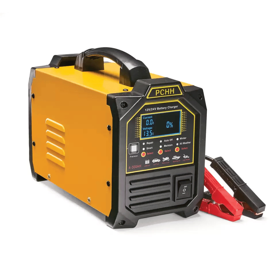 YELLOW - PCHH 2V/24V CAR BATTERY CHARGER AND MAINTAINER
