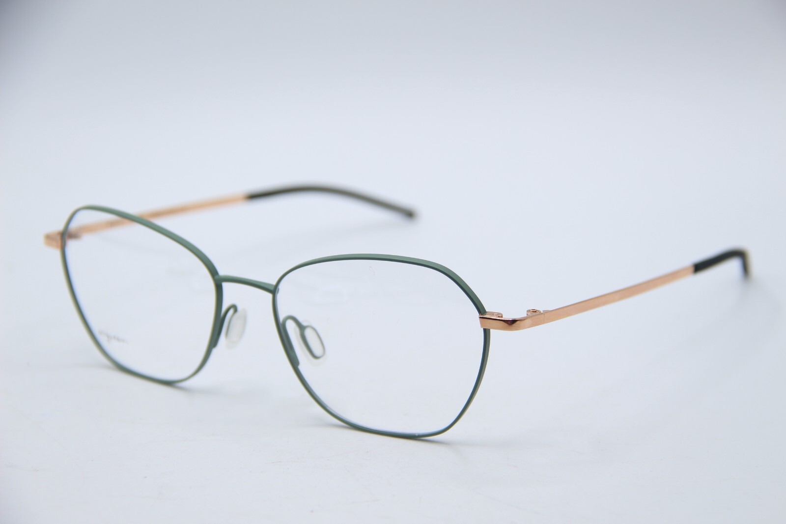NEW ORGREEN BITTER SWEET 1373 GREEN GOLD AUTHENTIC DESIGNER EYEGLASSES 53-16