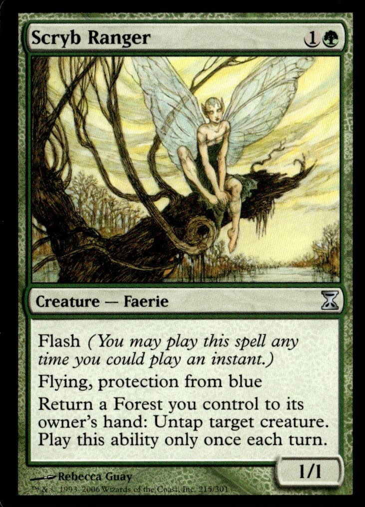 2021 Time Spiral Remastered Scryb Ranger Masters/Uncommon #227 2021 Time Spiral Remastered Scryb Ranger Masters/Uncommon #227