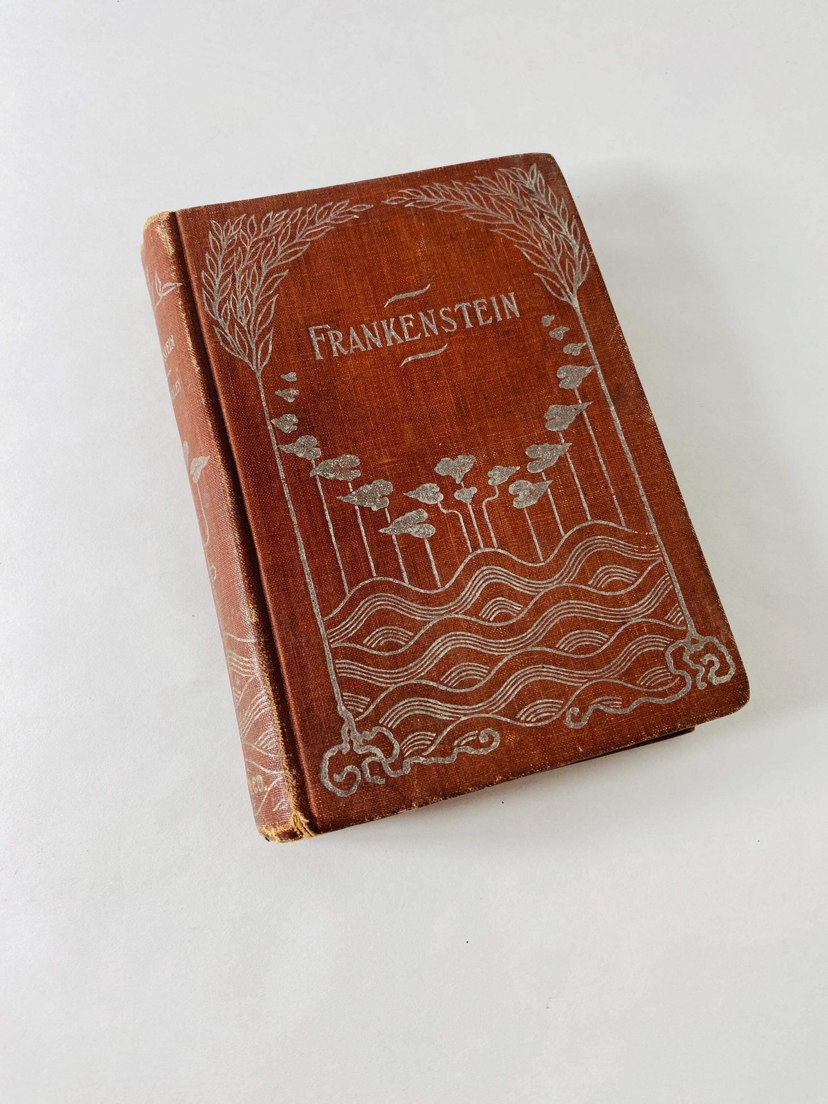 1895 Frankenstein by Mary Shelley vintage book Homewood Publishing Modern Promet