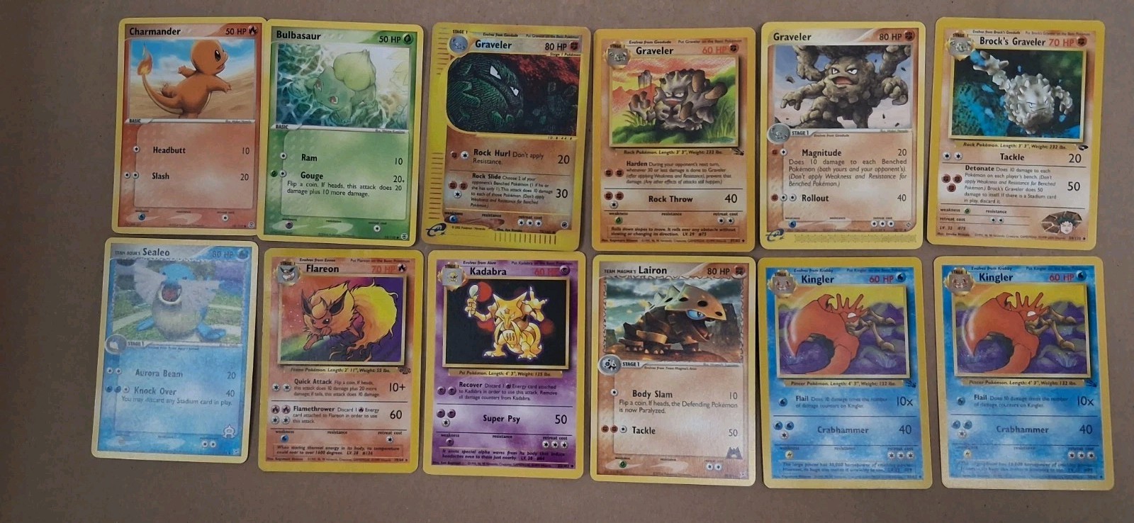 Vintage Pokémon Card Lot ×19 Cards Fire Red & Leaf Green & More Vintage Pokémon Card Lot ×19 Cards Fire Red & Leaf Green & More