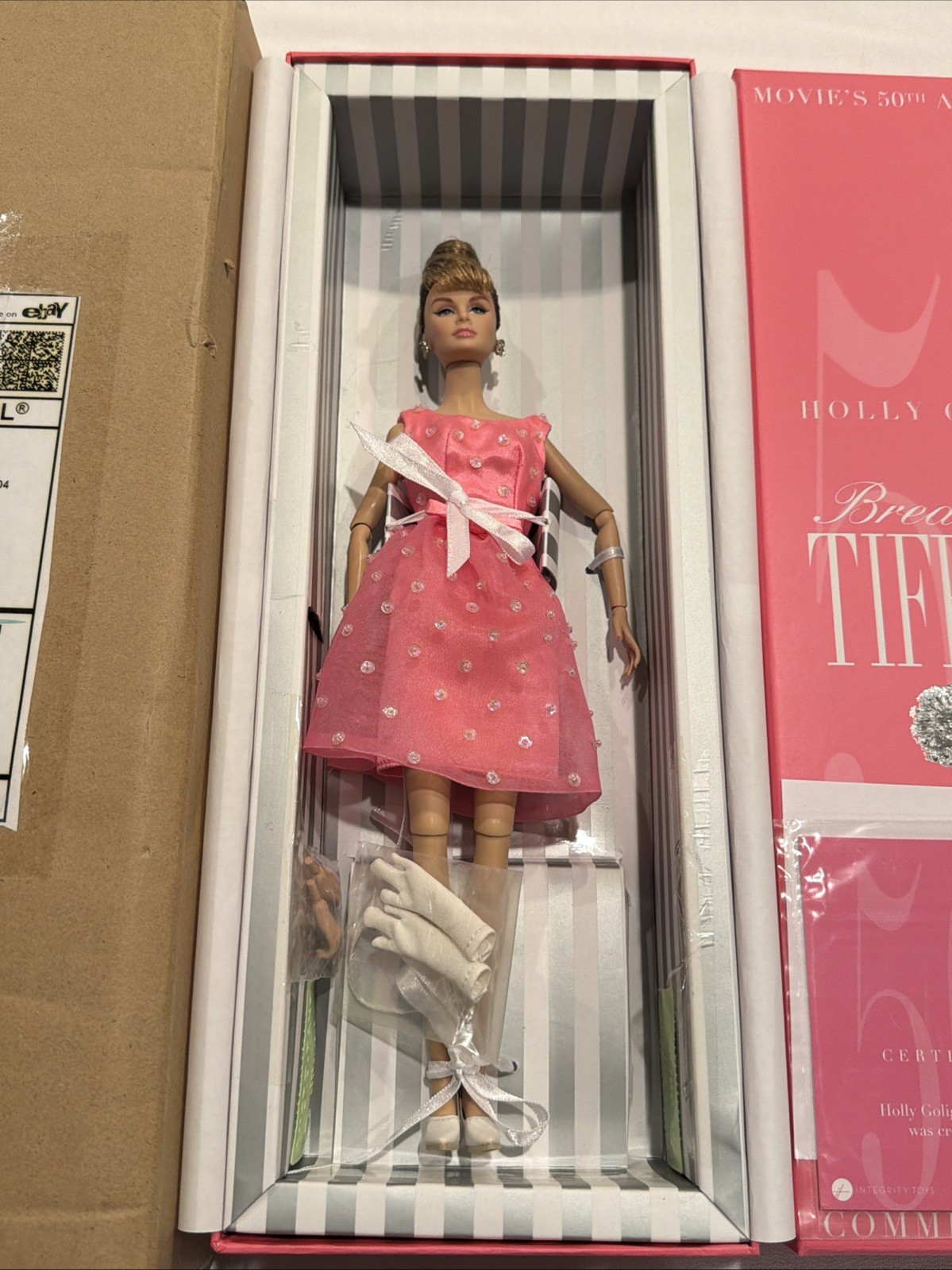 Breakfast at Tiffany’s Holly Golightly 50th Anniversary Doll Crazy About Tiffany Breakfast at Tiffany’s Holly Golightly 50th Anniversary Doll Crazy About Tiffany