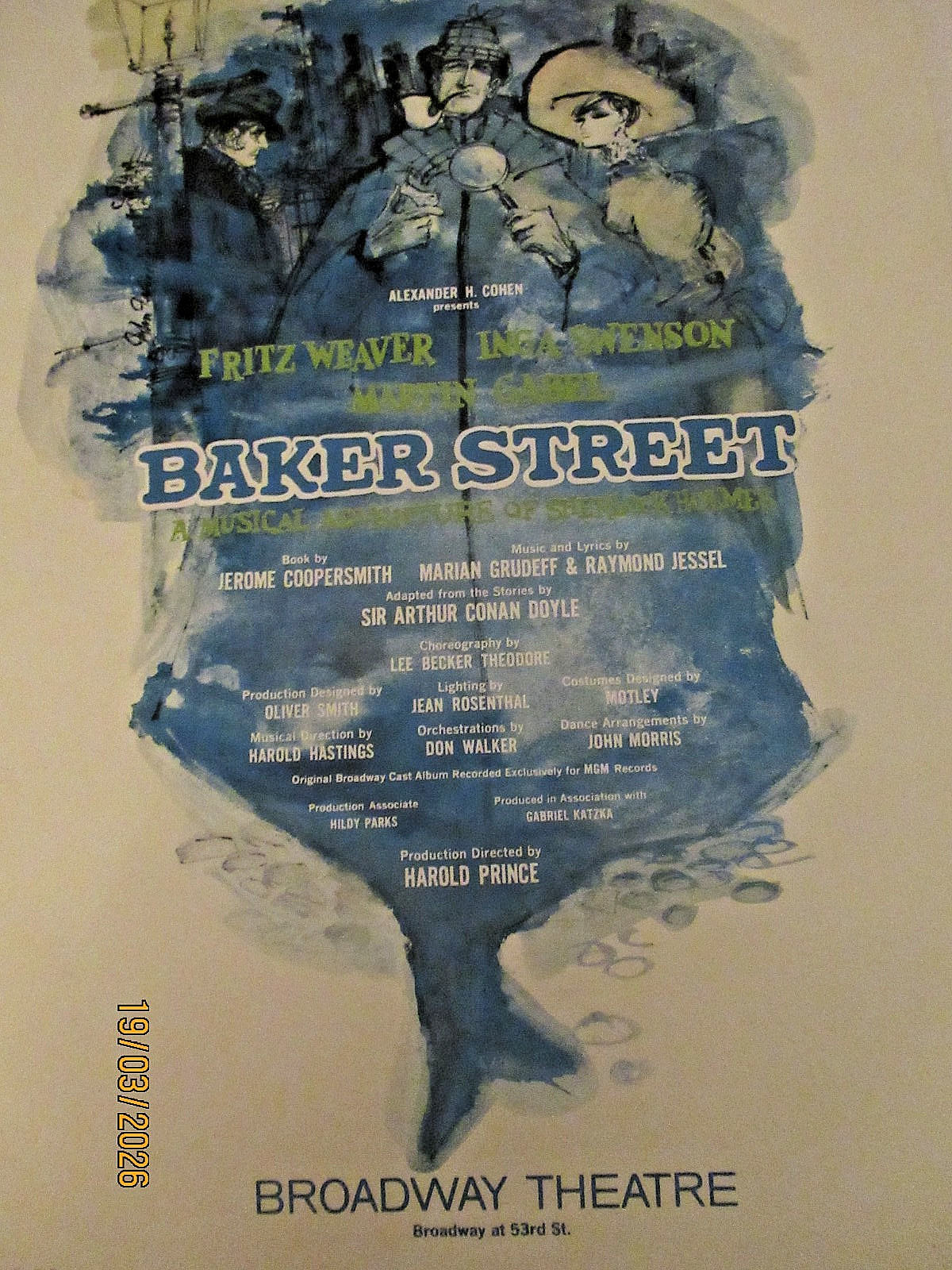 Broadway Window Card- \