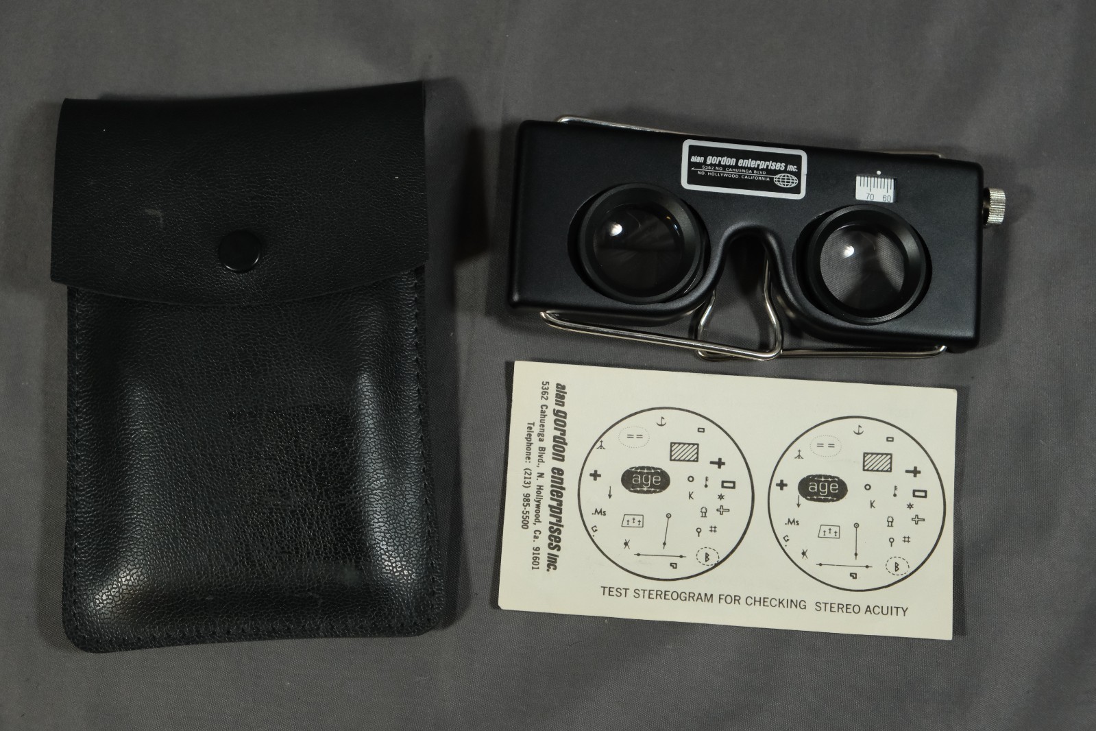 Vintage Alan Gordon Enterprises Pocket Stereoscope Stereo Acuity Viewer Vintage Alan Gordon Enterprises Pocket Stereoscope Stereo Acuity Viewer