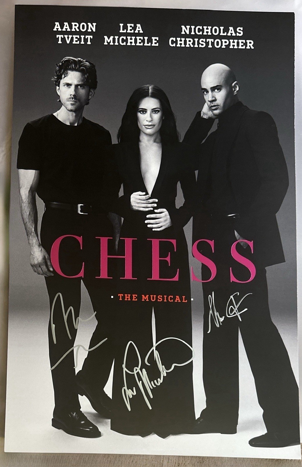 Chess 2025 Broadway Limited Edition SIGNED Poster Window Card