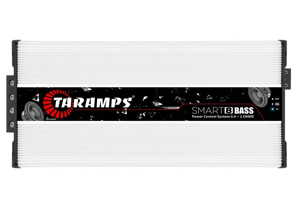 Taramps Smart 8 Bass Amplifier 0.5 to 2 Ohms 8000 Watts RMS Multi Impedance Taramps Smart 8 Bass Amplifier 0.5 to 2 Ohms 8000 Watts RMS Multi Impedance