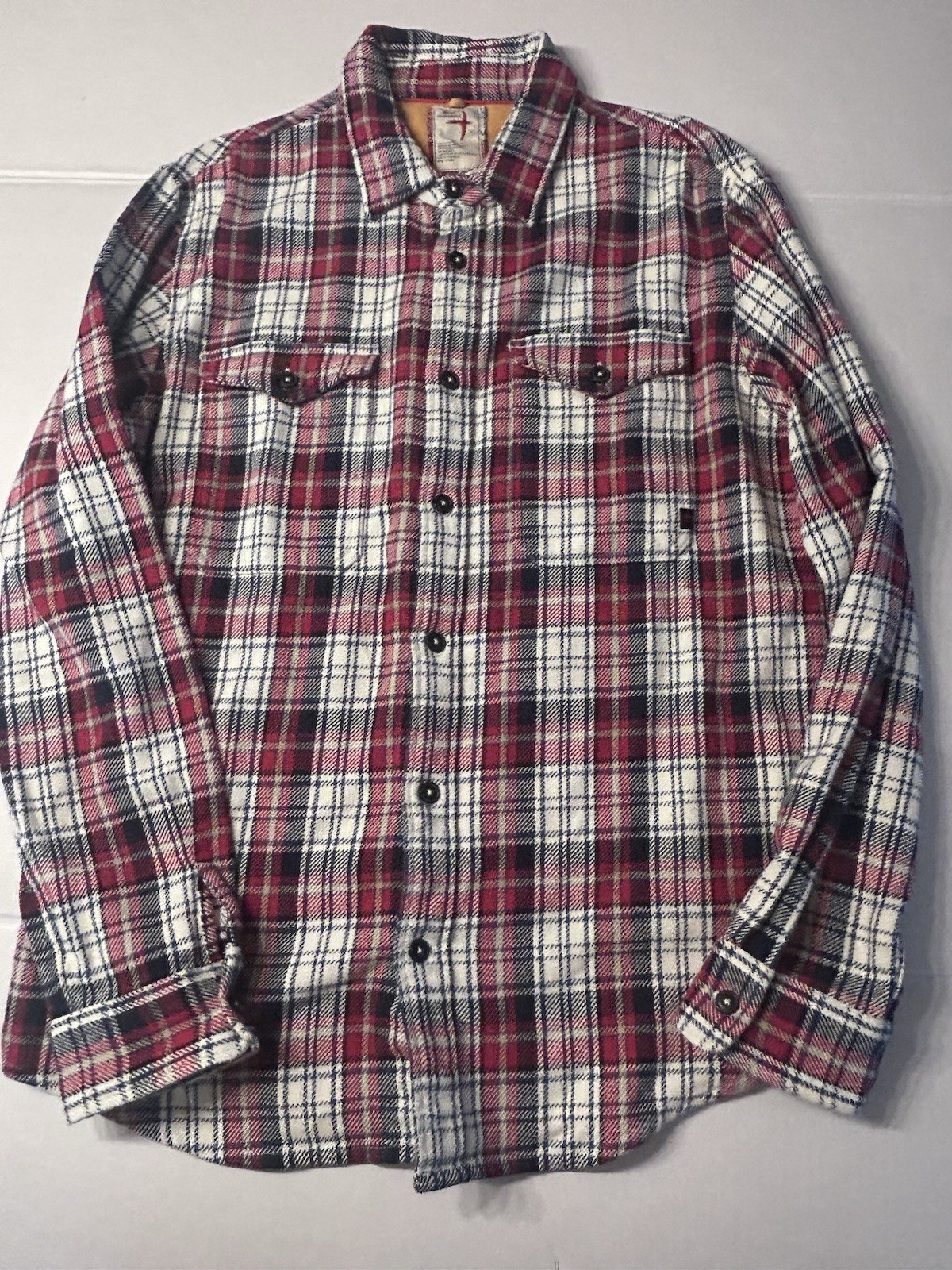 Men’s Relwen Brushed Flannel Blanket Shirt Plaid Size 2X Men’s Relwen Brushed Flannel Blanket Shirt Plaid Size 2X