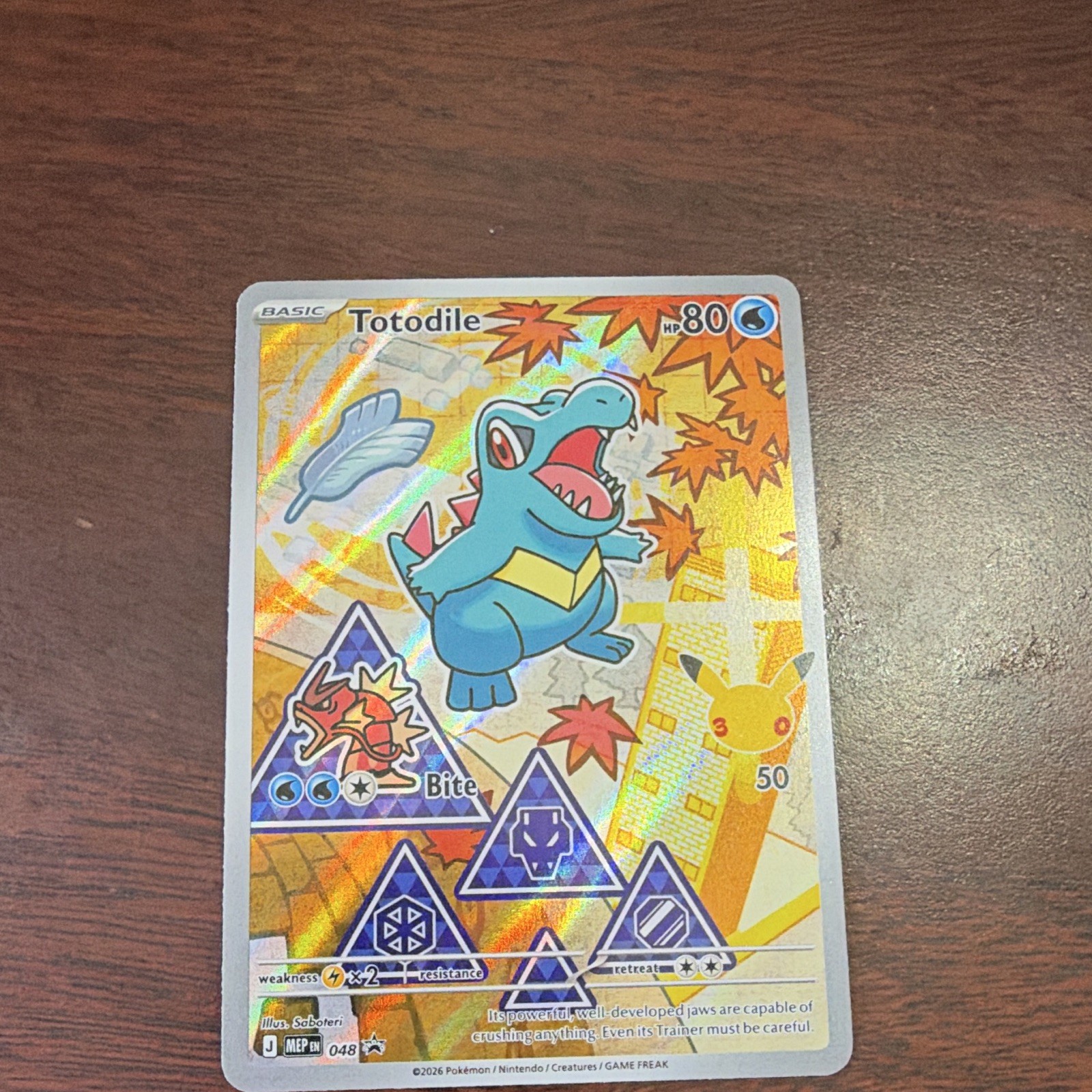 Totodile 048 Me: Mega Evolution Promo Holo Totodile 048 Me: Mega Evolution Promo Holo