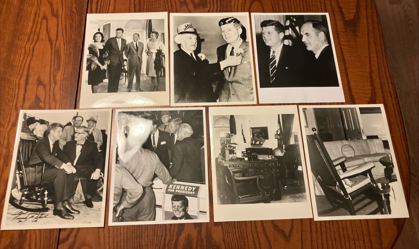 13-Vintage 8x10 Photos John F. Kennedy