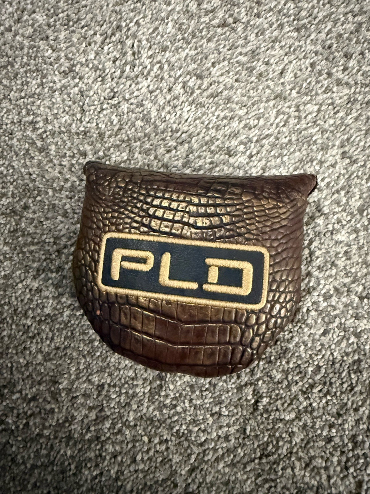 2024 Ping PLD Gator Mallet Putter Headcover Brown Excellent Condition Magnetic 2024 Ping PLD Gator Mallet Putter Headcover Brown Excellent Condition Magnetic