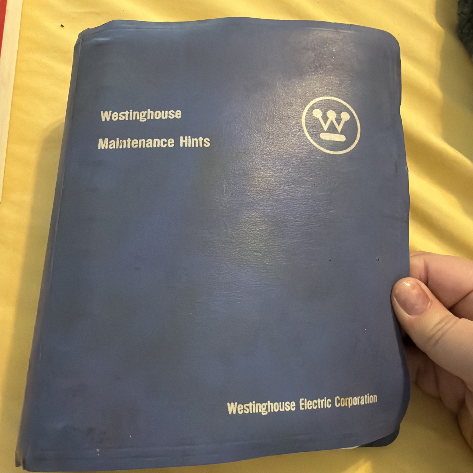 Vintage Westinghouse Electric Maintenance Hints Book Softcover Spiral Pittsburgh