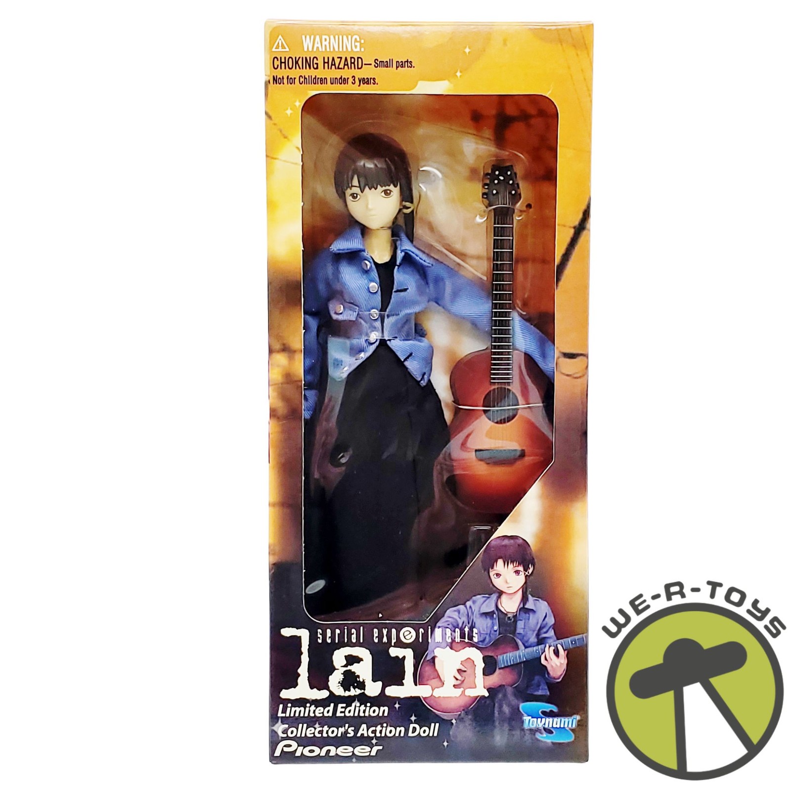 Serial Experiments Lain Guitar Outfit Action Doll Pioneer Toynami 2003 NEW