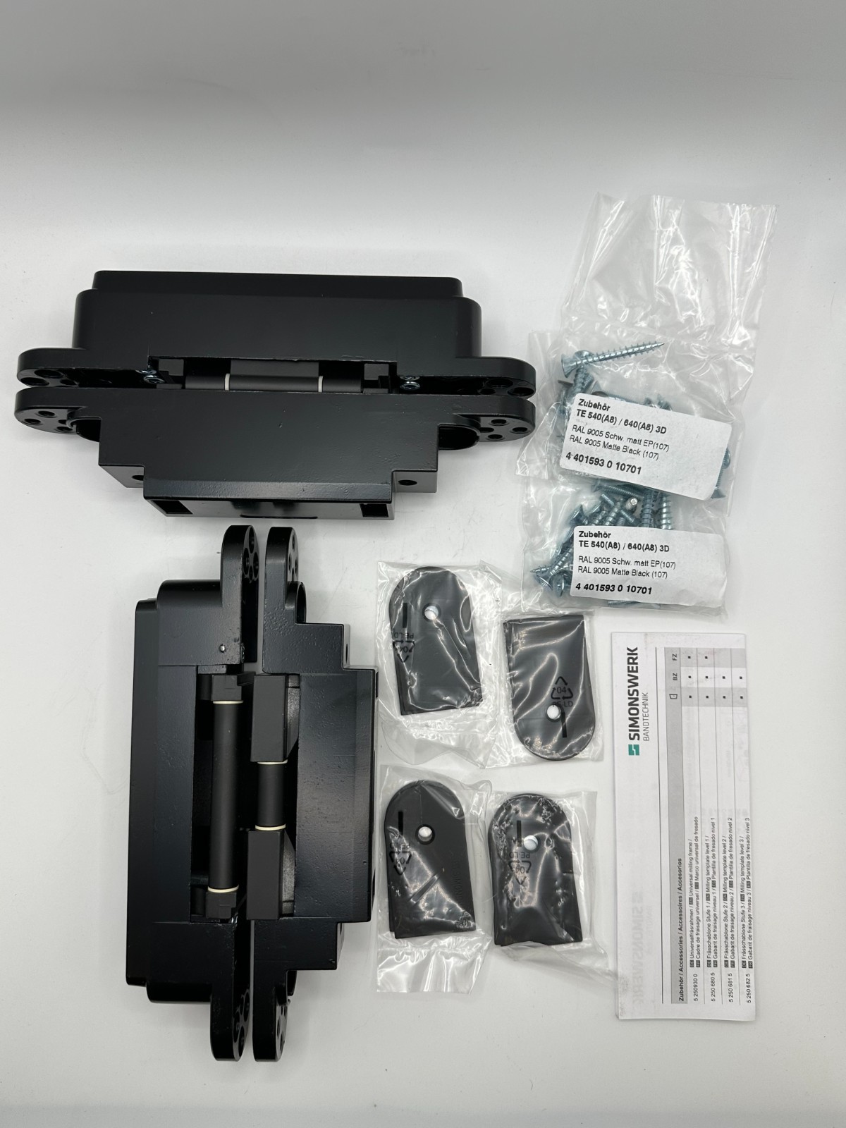 Simonswerk TECTUS TE 540 3D A8 Door Hinges, Door Hinge 100 KG 2-Pack Simonswerk TECTUS TE 540 3D A8 Door Hinges, Door Hinge 100 KG 2-Pack