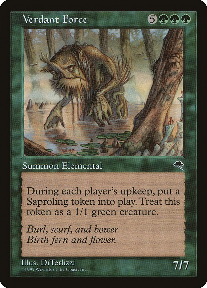 MTG Verdant Force  - Tempest #263