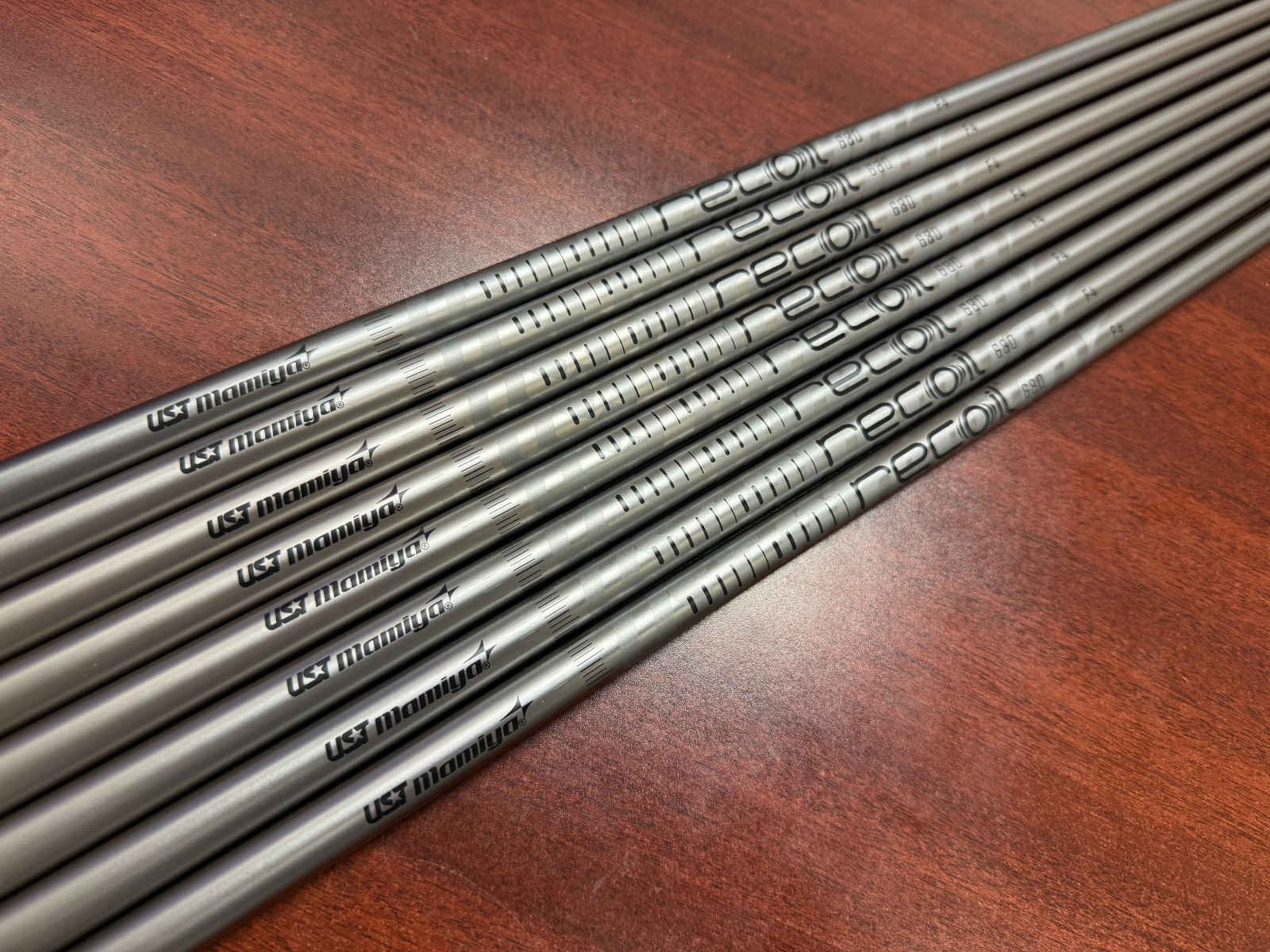 UST Mamiya RECOIL 680 Stiff Flex Graphite Iron Shafts 41 UST Mamiya RECOIL 680 Stiff Flex Graphite Iron Shafts 41