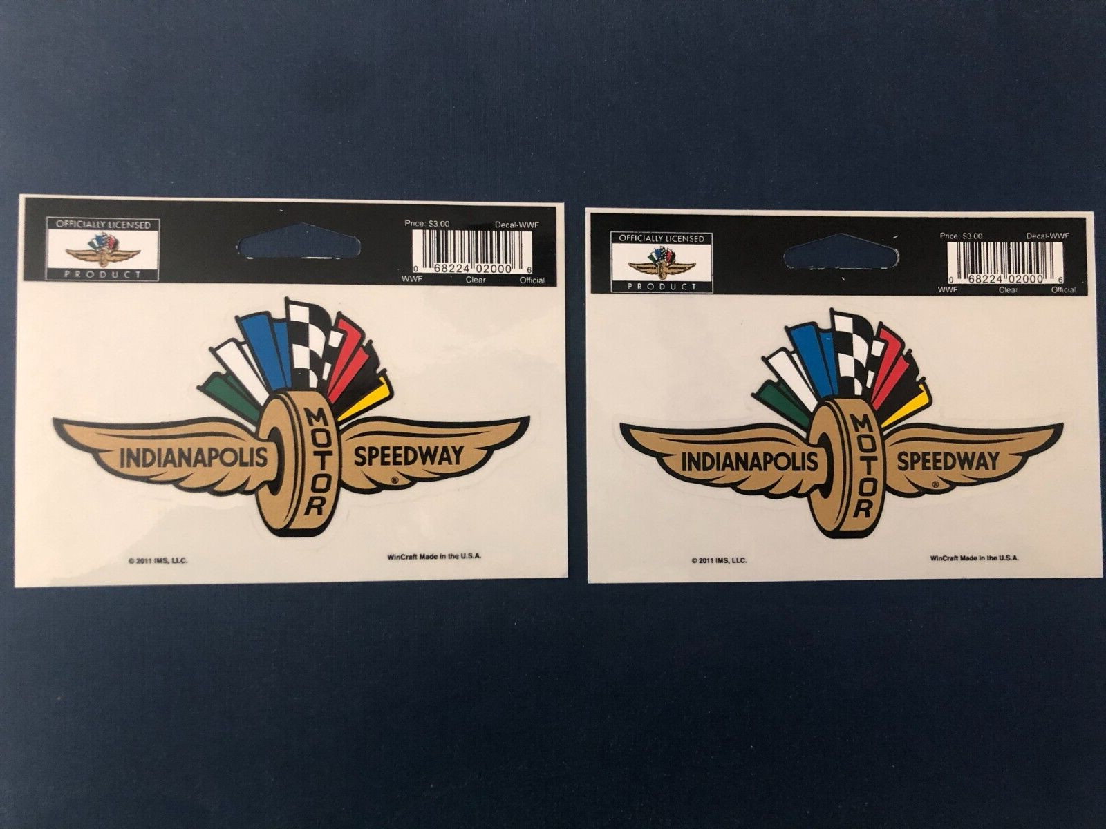Indianapolis Motor Speedway Decal - Qty 2