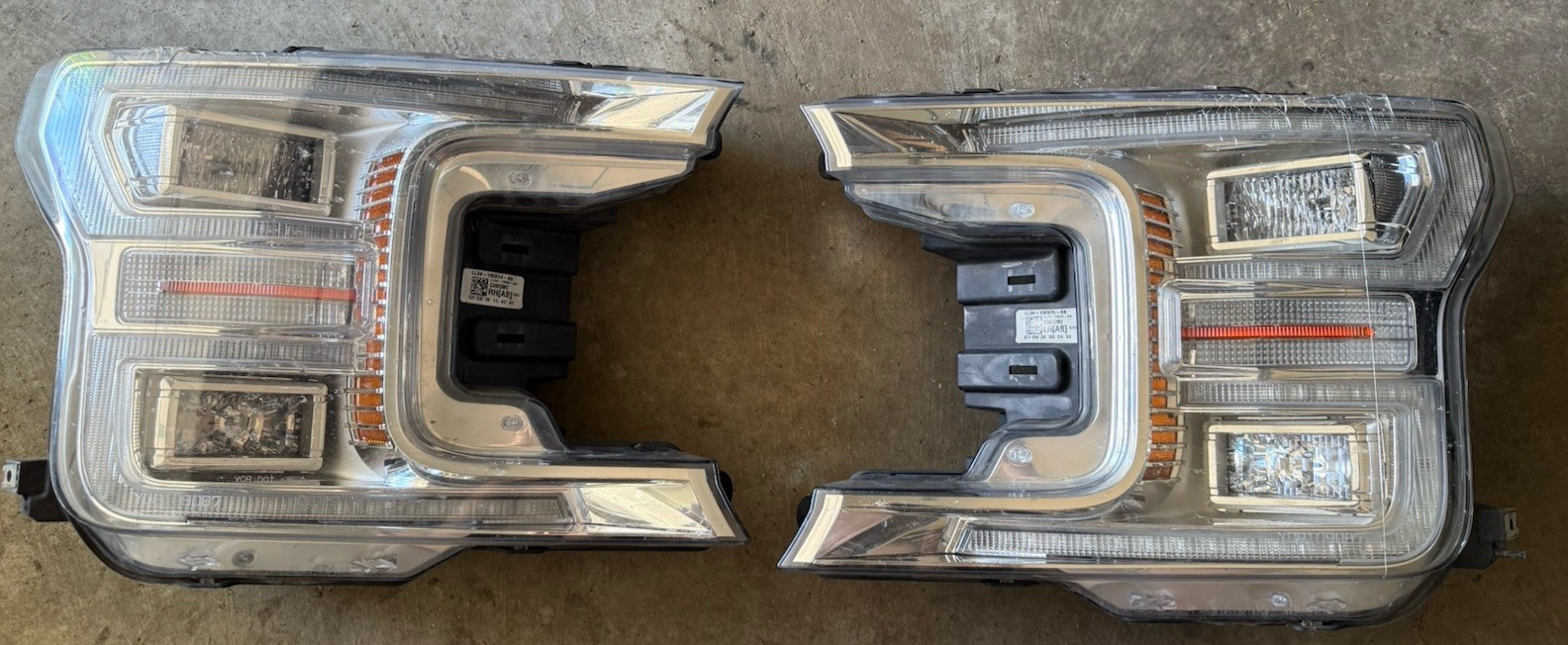 2018-2020 F150 OEM PASSENGER AND DRIVE FACTORY LED HEADLIGHTS 2018-2020 F150 OEM PASSENGER AND DRIVE FACTORY LED HEADLIGHTS