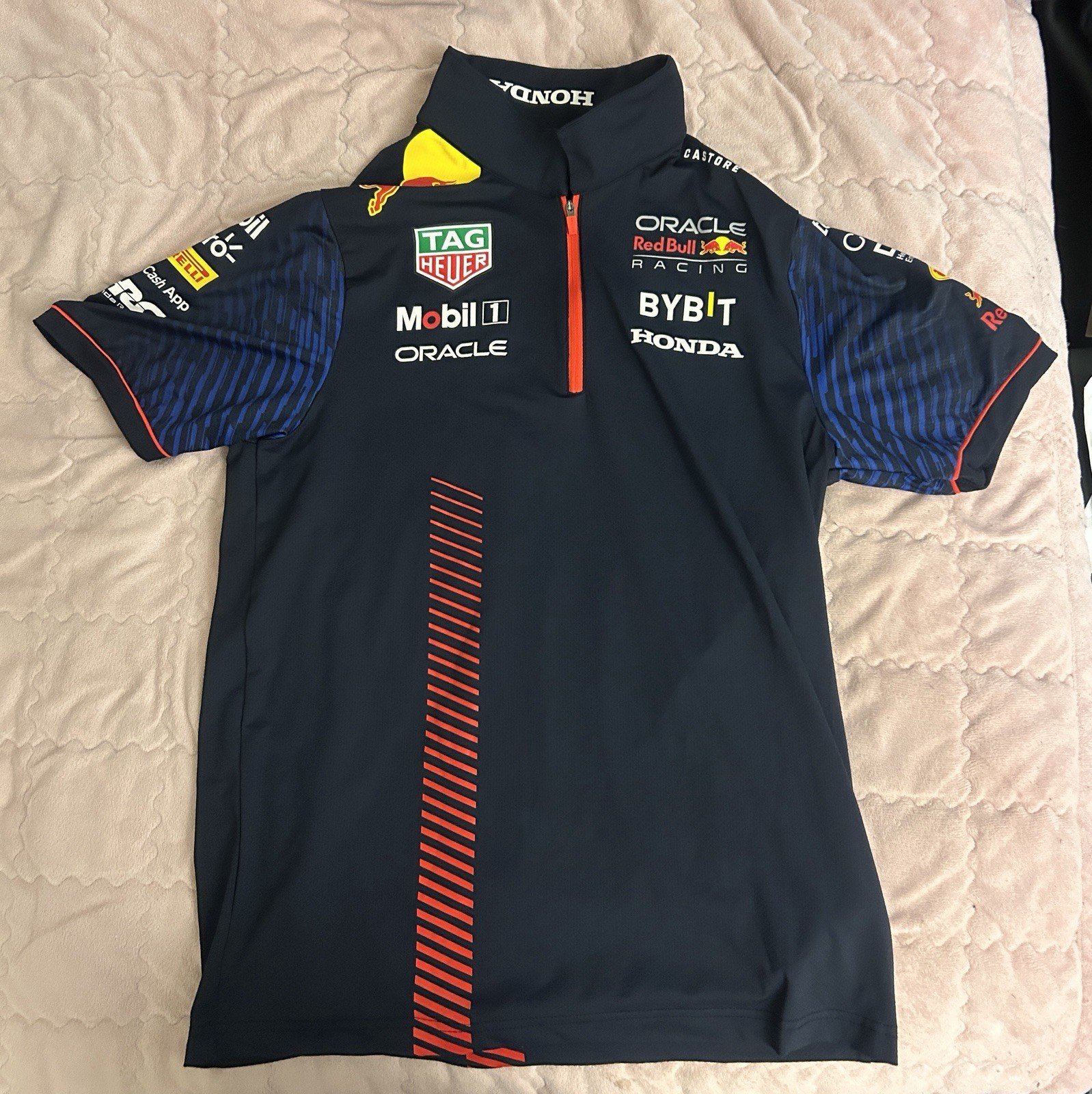 Castore Red Bull Racing F1 Team Polo Shirt Navy Multi-Color Men’s Size M Castore Red Bull Racing F1 Team Polo Shirt Navy Multi-Color Men’s Size M