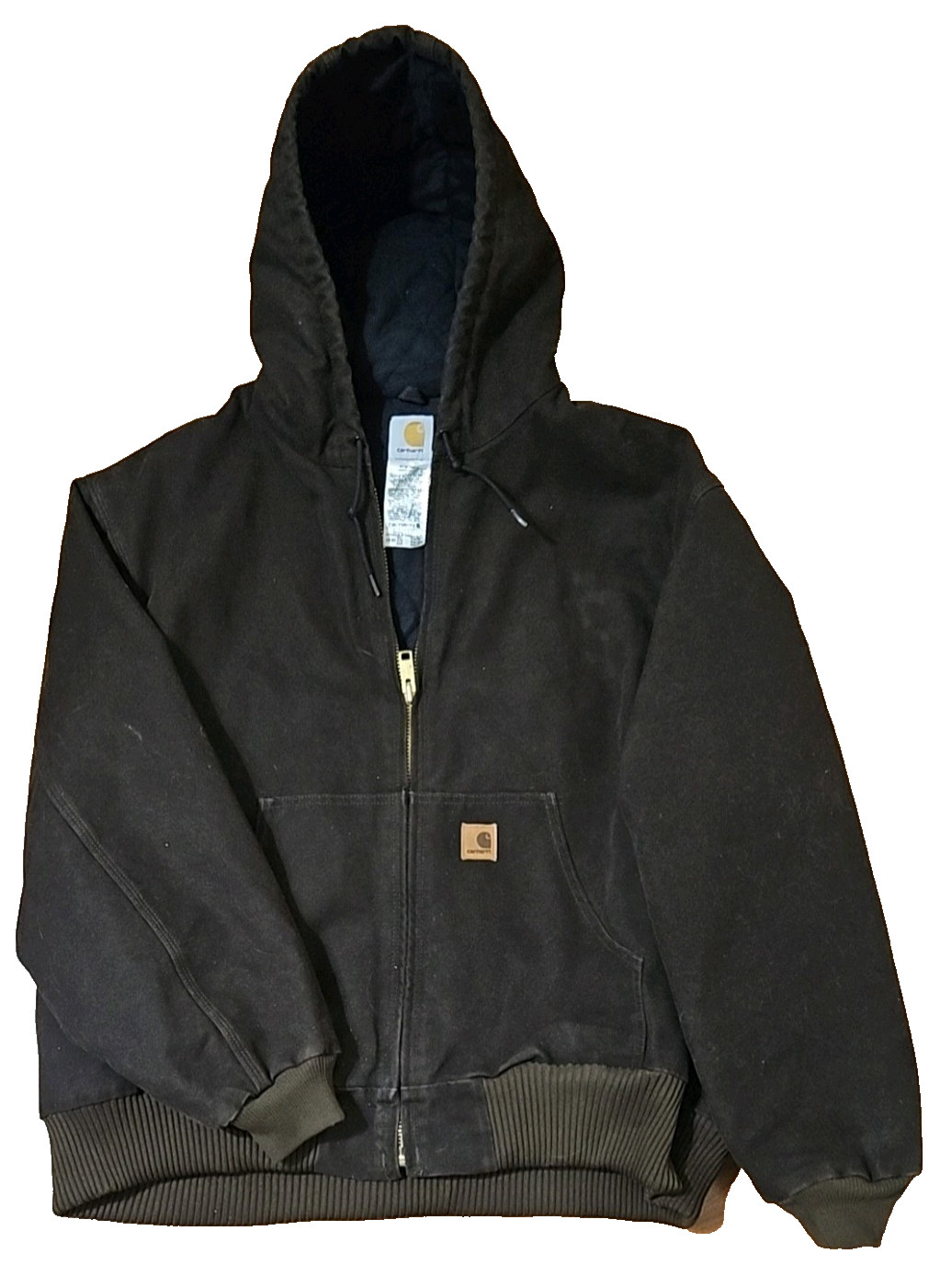 CARHARTT Vintage Jacket Men\'s XXL 2XL J130 DKB Brown Workwear Active Coat USA