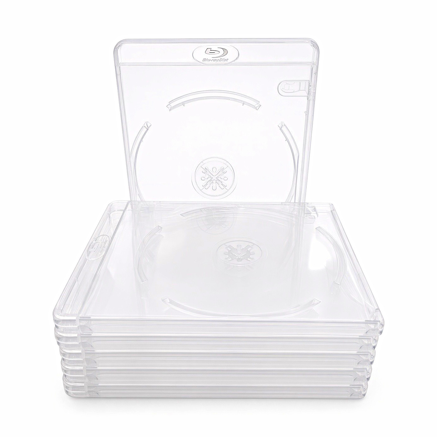 Premium Clear Blu-Ray Double Cases 11MM (Pack of 6)