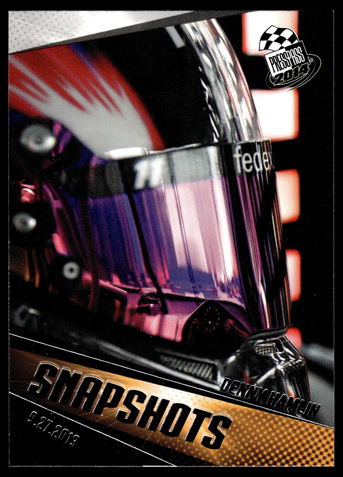 2014 Press Pass #98 Denny Hamlin 2014 Press Pass #98 Denny Hamlin