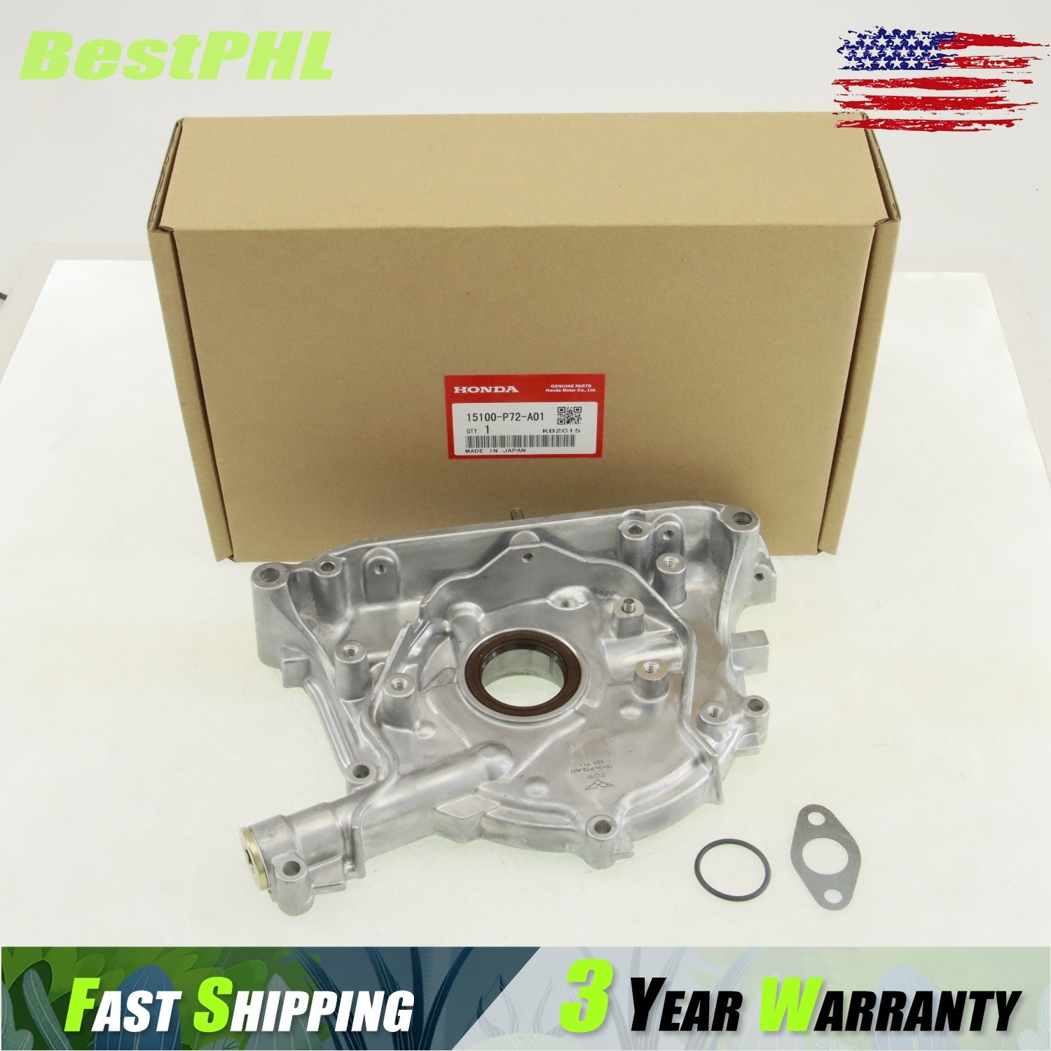 OEM Honda Acura 15100-P72-A01 Oil Pump 94-01 Integra 98-00 Civic 97-01 CR-V