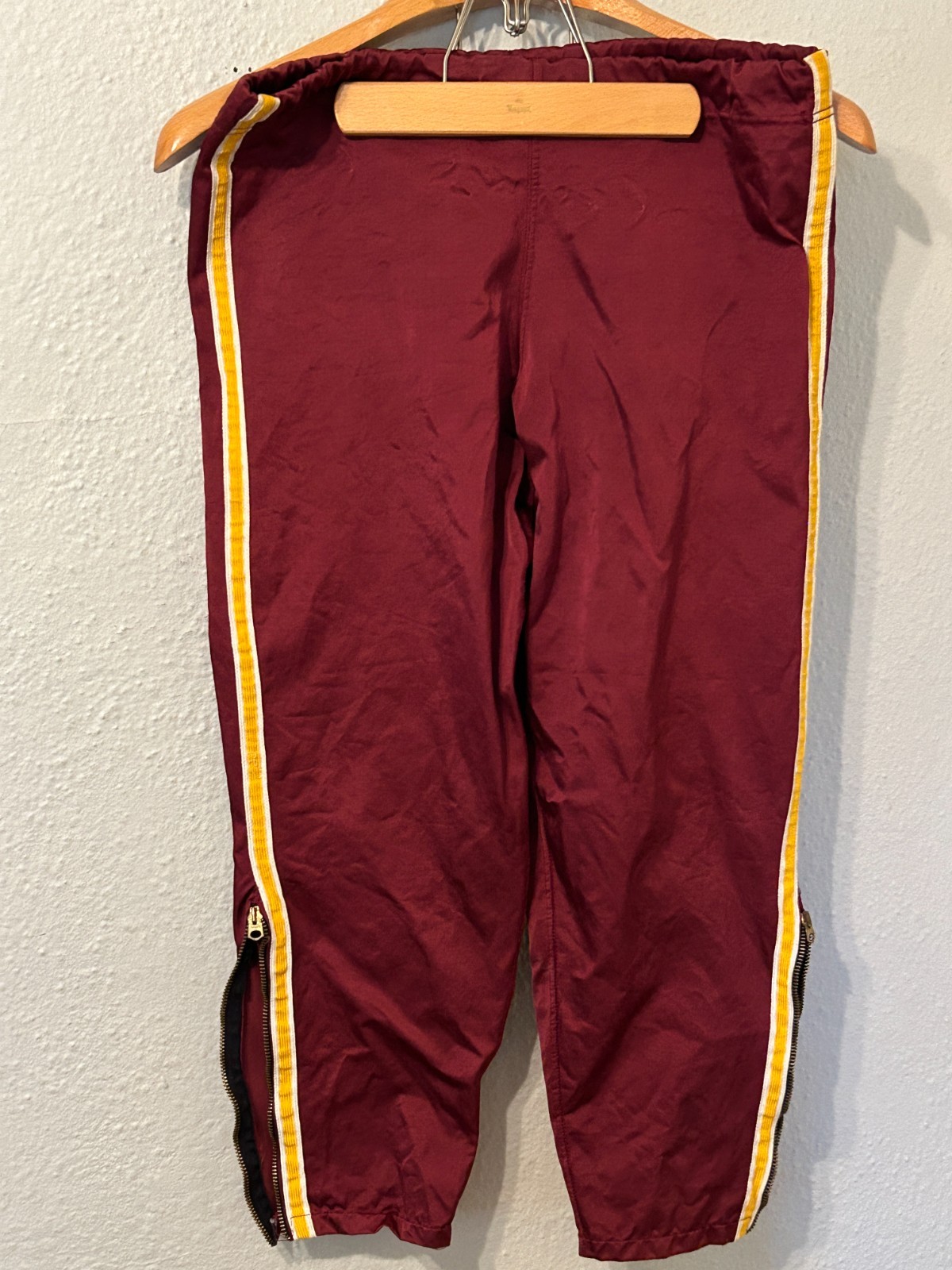True Vintage 1950s Men Sz 30 Athletic Track Pants Joggers Talon Zippers USA made True Vintage 1950s Men Sz 30 Athletic Track Pants Joggers Talon Zippers USA made