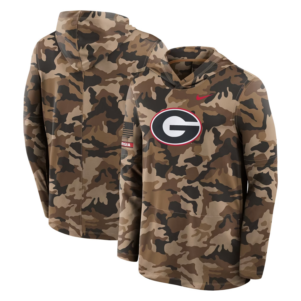 Georgia Bulldogs Nike 2026 Sideline Dri-FIT Hooded Tee