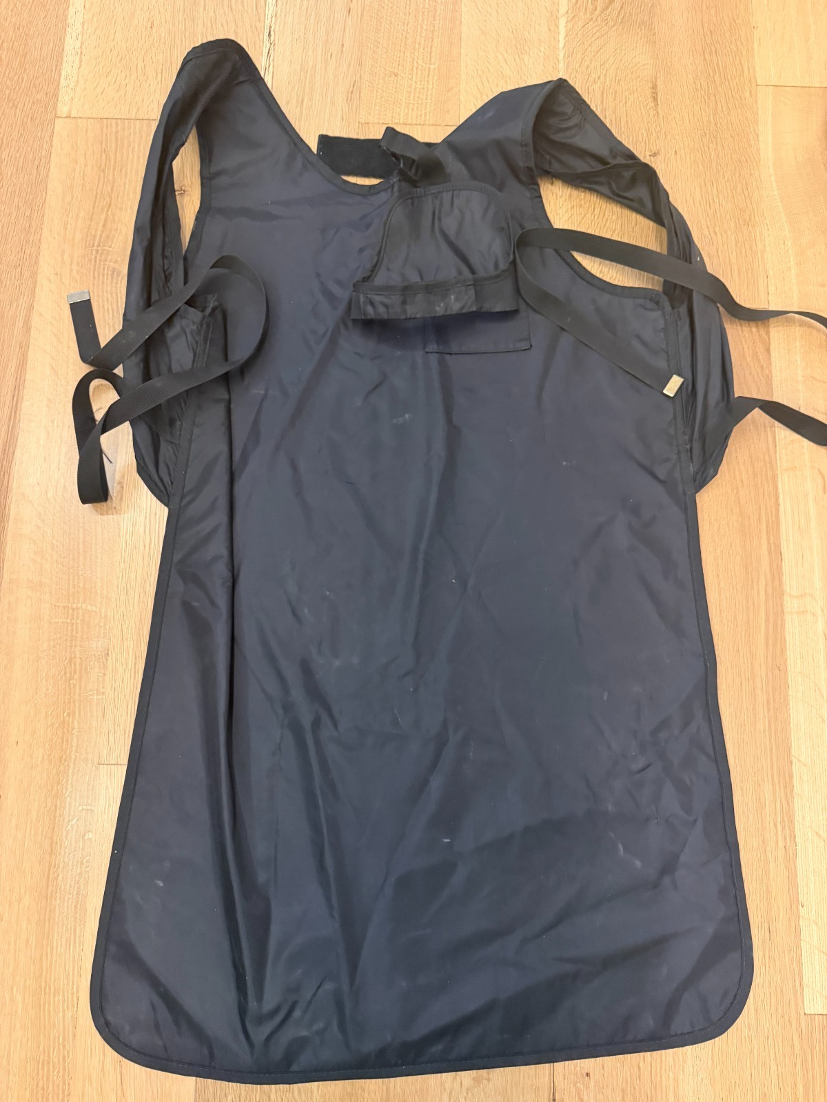 Radiation Protective Lead Apron w/ Thyroid Collar Black Adjustable Medical X-Ray