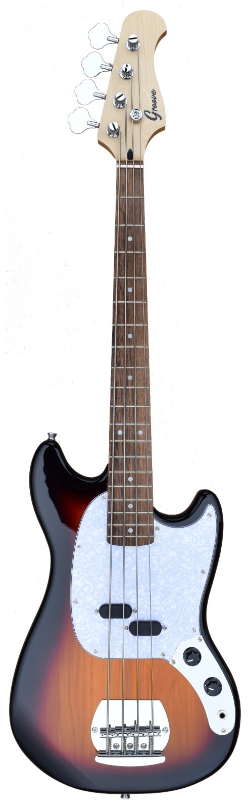 Short Scale Bass 4 Strings By Groove TM Canadian brand ( Into 6 Colors )